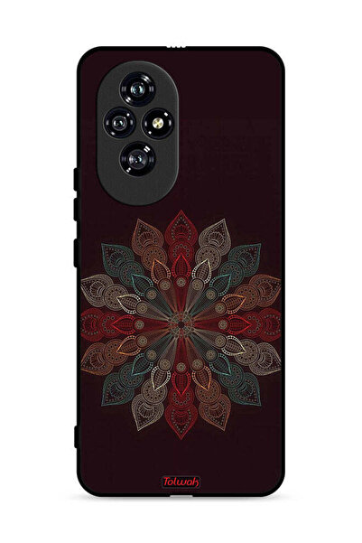 Tolwak Honor 200 5G Protective Case Cover Mandala Flower Art