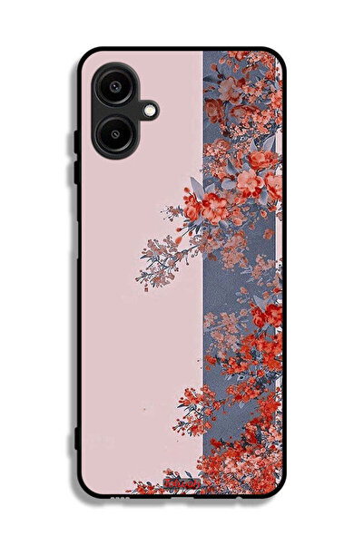 Tolwak Samsung Galaxy F06 5G Protective Case Cover Tree Leaves And Flowers Art