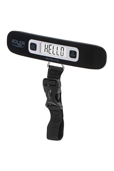 Adler Intenso Cântar bagaje portabil Adler, max 50kg, negru