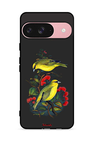 Tolwak غطاء حماية لهاتف Google Pixel 9 بنقشة طيور