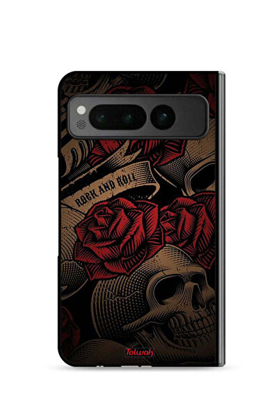 Tolwak غطاء حماية لهاتف جوجل بيكسل فولد 5G Rok And Roll