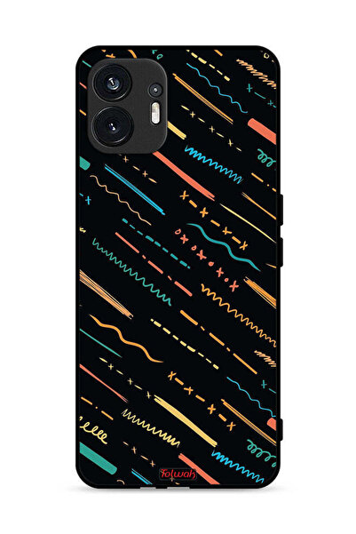 Tolwak غطاء حماية لهاتف Nothing Phone (2) 5G بنمط خطوط X مجردة