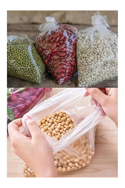 ShopZum Naksan Arma Şeffaf Naylon 5 Lik 30X52 Cm. Bakkaliye Poşeti Torbası - 1 Kg. - Ort. 85 Adet - 1 Paket