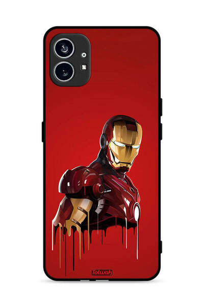 Tolwak غطاء حماية لهاتف Nothing Phone (1) 5G بتصميم الرجل الحديدي