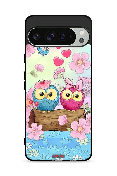 Tolwak غطاء حماية لجهاز Google Pixel 9 Pro برسومات بومة لطيفة