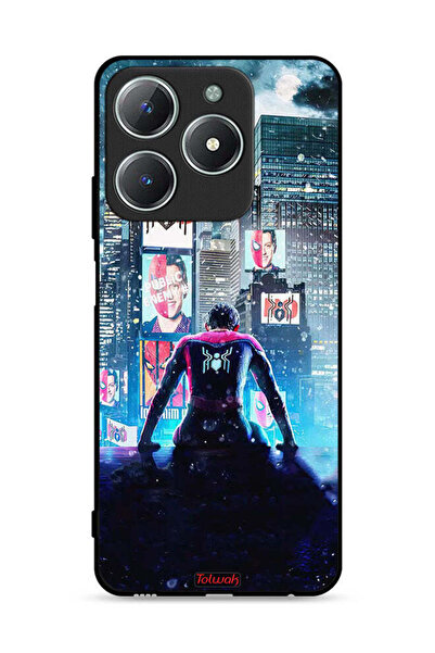 Tolwak غطاء حماية لجهاز Realme C61 4G بتصميم سبايدر مان