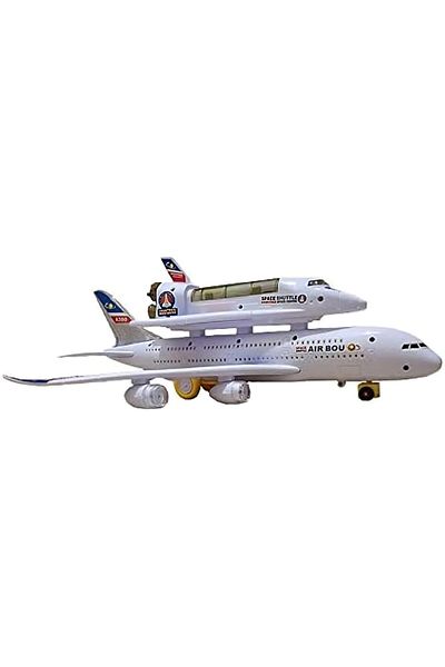 rexa Kids Airlines Jumbo Jet Passenger Airplane Toy with Lights & Sounds - Realistic Model