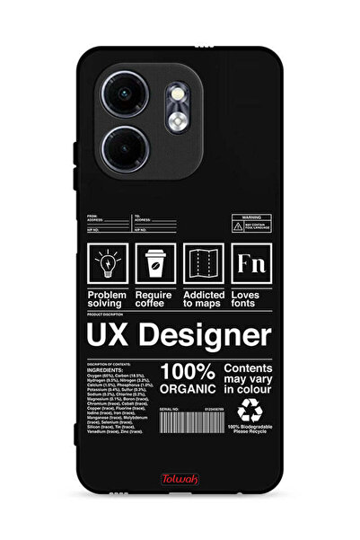 Tolwak Infinix Hot 50i 4G Protective Case Cover Ux Designer Sticker