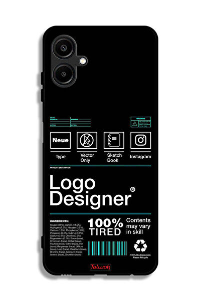 Tolwak غطاء حماية لهاتف Samsung Galaxy A06 4G مع ملصق شعار مصمم