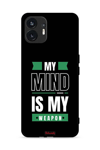 Tolwak Nothing Phone (2) 5G Protective Case Cover My Mind Is My