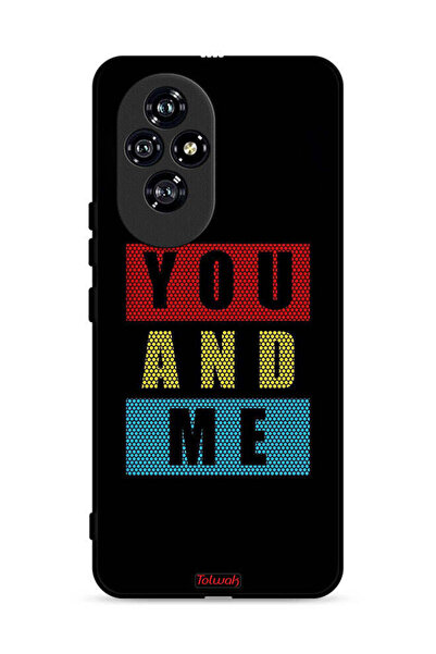 Tolwak غطاء حماية لهاتف Honor 200 5G بتصميم "أنت وأنا"