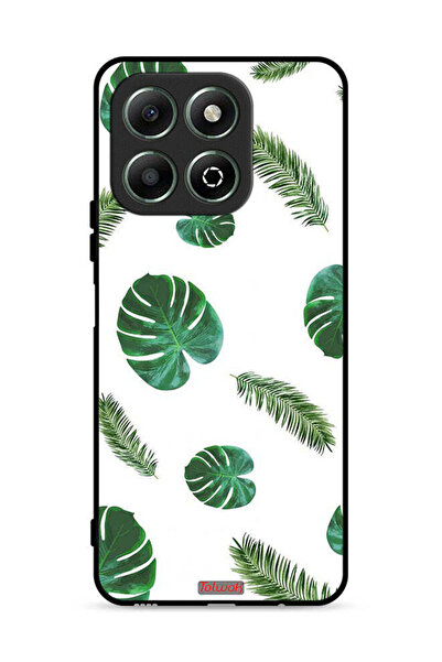 Tolwak غطاء حماية لهاتف Honor X6b 4G بنقشة ريش فنية