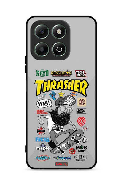 Tolwak غطاء حماية لهاتف Honor X6b 4G بملصق Thrasher