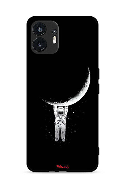 Tolwak Nothing Phone (2) 5G Protective Case Cover Hanging From Moon