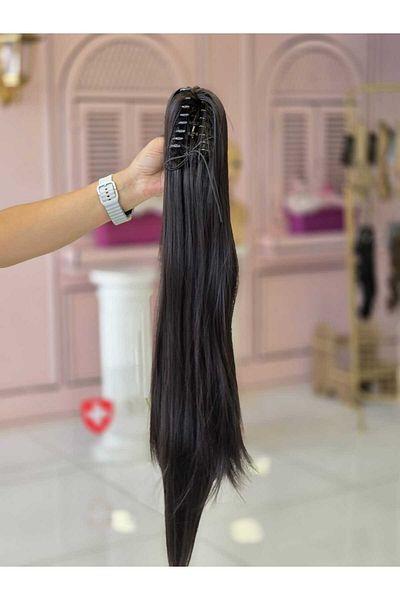 LOLLY PONY ذيل حصان من الألياف الاصطناعية مع مشبك مشبك