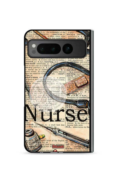 Tolwak غطاء حماية لجهاز جوجل بيكسل فولد 5G - أدوات ممرضة عتيقة