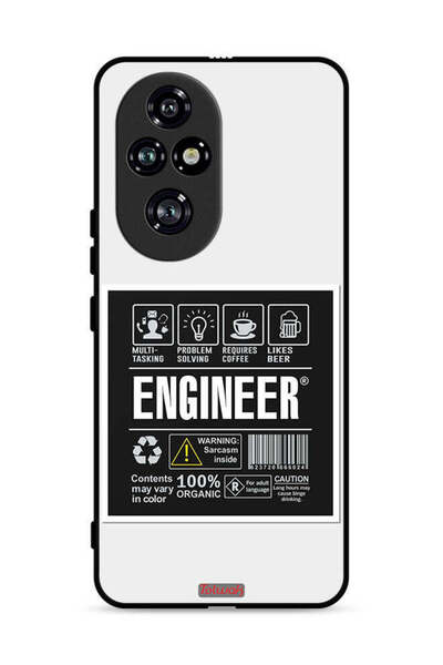 Tolwak غطاء حماية لهاتف Honor 200 Pro 5G، ملصق مهندس