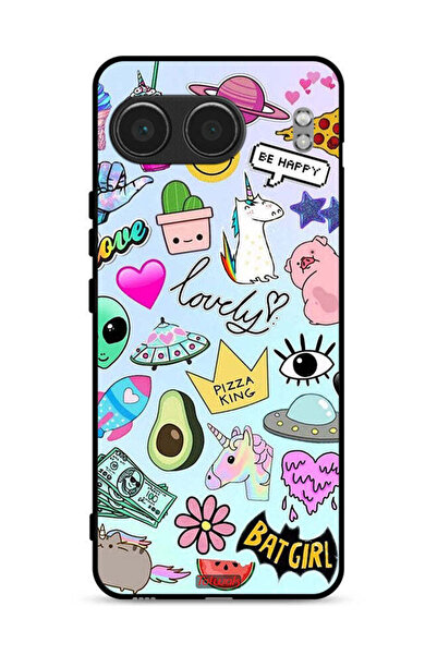 Tolwak غطاء حماية لهاتف OnePlus Nord 4 5G بملصقات جميلة