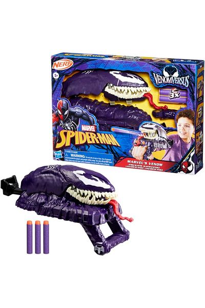 Hasbro Marvel Spiderman Venom Vs Venom Strike Blaster