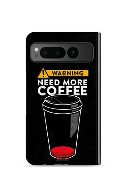 Tolwak غطاء حماية لجهاز Google Pixel Fold 5G - هل تحتاج إلى المزيد من القهوة؟