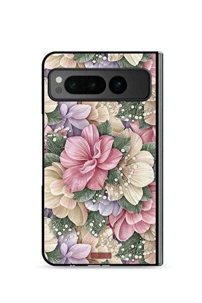 Tolwak غطاء حماية عالي الوضوح مزين بالزهور لهاتف جوجل بيكسل فولد 5G