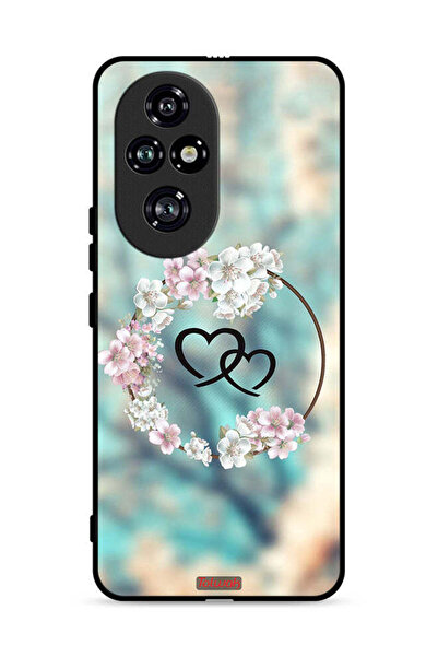 Tolwak غطاء حماية لهاتف Honor 200 Pro 5G برسومات قلوب في خاتم