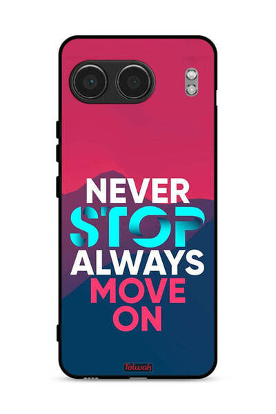 Tolwak غطاء حماية لهاتف OnePlus Nord 4 5G، لا تتوقف أبدًا، تحرك دائمًا