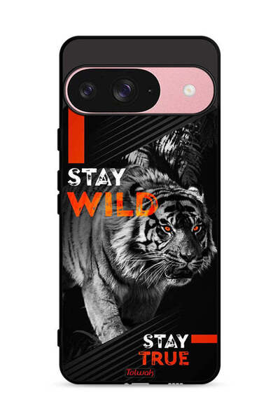 Tolwak غطاء حماية لجهاز Google Pixel 9 - Stay Wild Stay True