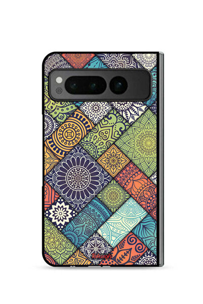 Tolwak غطاء حماية لهاتف جوجل بيكسل فولد 5G بنمط ماندالا