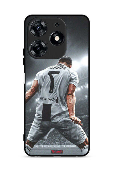 Tolwak غطاء حماية لهاتف تكنو سبارك 10 برو 4G بطبعة احتفال كريستيانو رونالدو