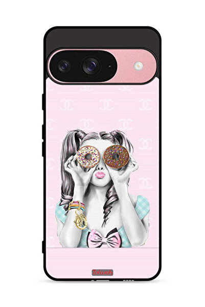 Tolwak غطاء حماية لجهاز Google Pixel 9 يحمل قطعتين من الدونات