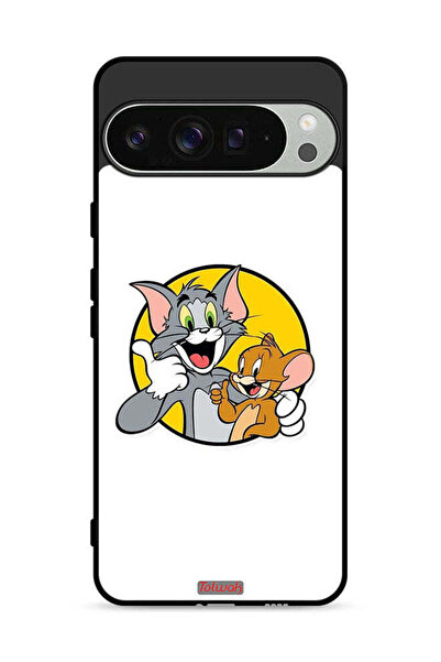 Tolwak غطاء حماية لجهاز جوجل بيكسل 9 برو XL بتصميم توم وجيري