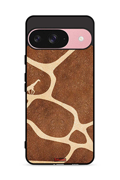 Tolwak غطاء حماية لجهاز Google Pixel 9 بتصميم جلد الزرافة