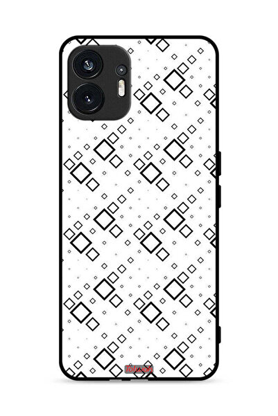 Tolwak Nothing Phone (2) 5G Protective Case Cover Square Abstract Digital Art