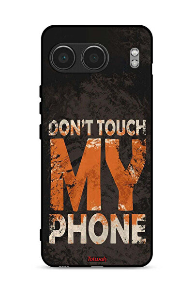 Tolwak غطاء حماية لهاتف OnePlus Nord 4 5G مكتوب عليه "لا تلمس هاتفي"