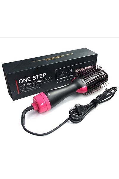 ONE STEP Electric Hair Brush with Volume, Ceramic, 3 Temperature Settings, 1000W, Suitable for All Types