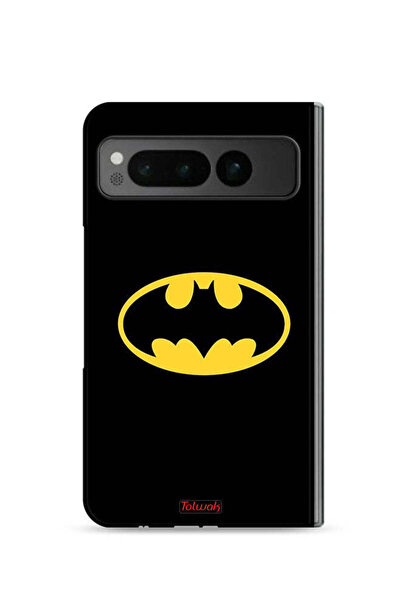 Tolwak غطاء حماية لهاتف جوجل بيكسل فولد 5G بشعار باتمان