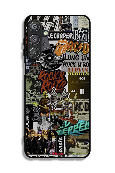 Tolwak غطاء حماية لهاتف سامسونج جالاكسي M16 5G، تحيا موسيقى الروك أند رول