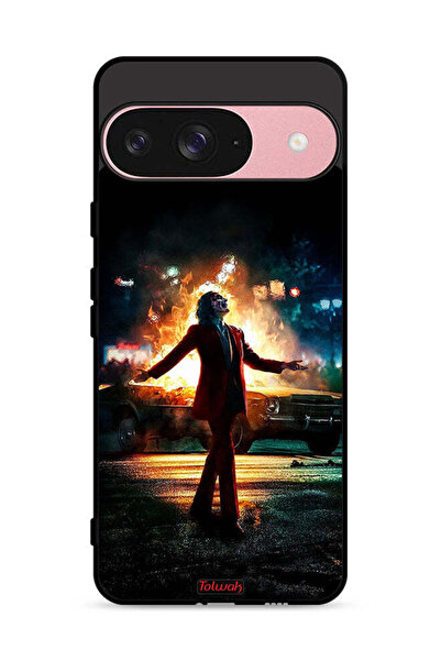 Tolwak غطاء حماية لجهاز Google Pixel 9 بتصميم وضع الجوكر السعيد