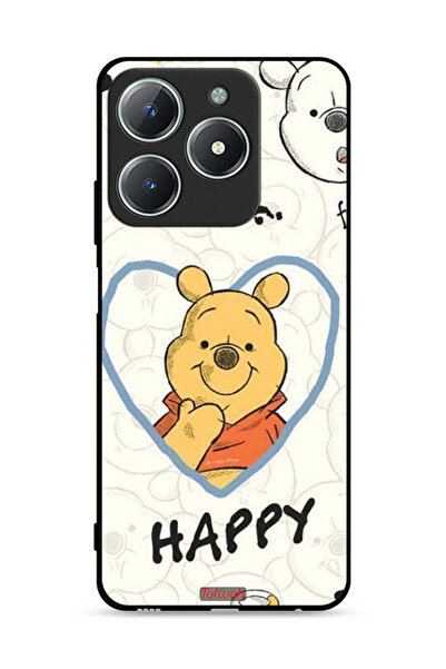 Tolwak غطاء حماية لهاتف Realme C63 4G بتصميم الدب باباي