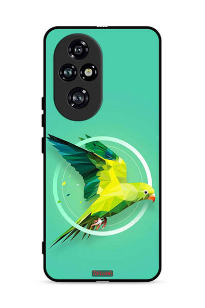 Tolwak غطاء حماية لهاتف Honor 200 Pro 5G بطبعة فن تجريدي ببغاء