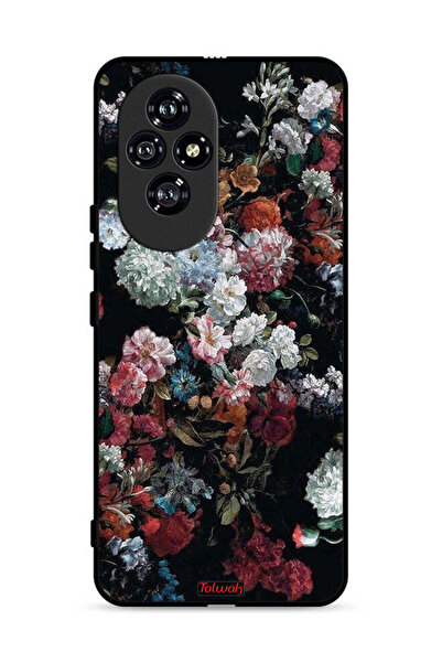 Tolwak غطاء حماية لهاتف Honor 200 5G بنقشة ورود عتيقة