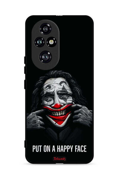 Tolwak غطاء حماية لهاتف Honor 200 Pro 5G بوجه سعيد