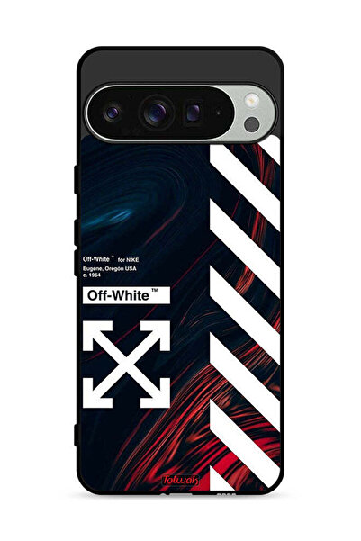 Tolwak غطاء حماية لجهاز Google Pixel 9 Pro XL، ملصق أبيض فاتح