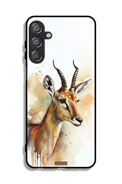 Tolwak غطاء حماية لهاتف Samsung Galaxy M16 5G بنقشة فن تجريدي من الغزلان