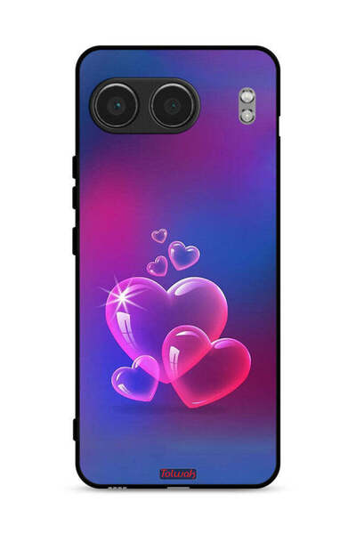 Tolwak غطاء حماية لهاتف OnePlus Nord 4 5G بتصميم قلوب مائية