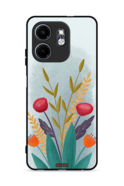 Tolwak غطاء حماية لهاتف إنفينيكس سمارت 9 4G برسومات نباتية