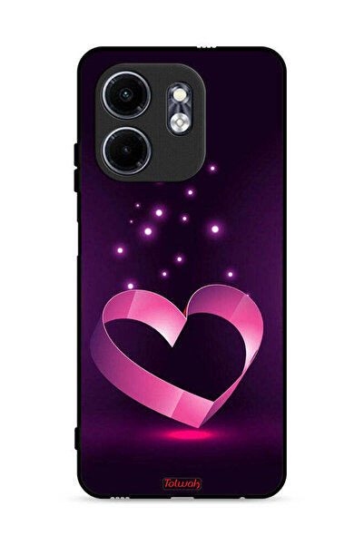 Tolwak غطاء حماية لهاتف إنفينيكس سمارت 9 4G برسومات على شكل قلب