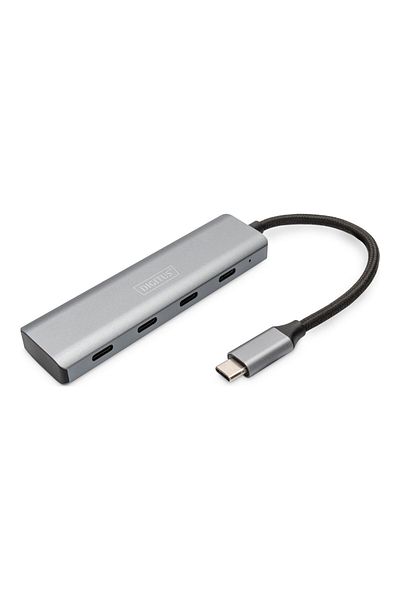 Digitus Hub USB-C 4 Porturi DA-70246 Dark Grey