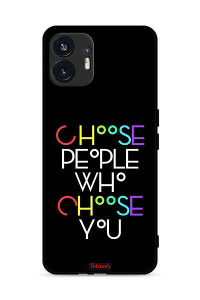 Tolwak غطاء حماية لهاتف Nothing Phone (2) 5G اختر الأشخاص الذين يختارونك